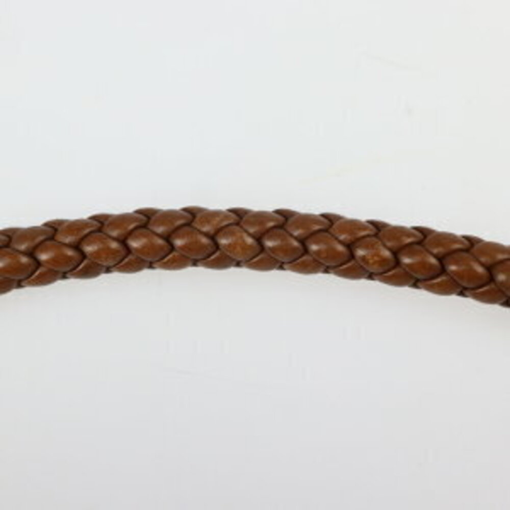 GUCCI Bamboo Shoulder Bag Brown Leather Braided One Shoulder Hobo Tassel - Picture 6 of 9